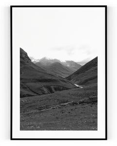Plakát / Obraz Mountain Pololesklý saténový papír A4 - 21 x 29,7 cm
