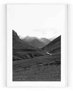 Plakát / Obraz Mountain Pololesklý saténový papír 40 x 50 cm