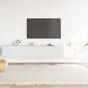 3dílný set TV skříněk bílý kompozitní dřevo 3114470