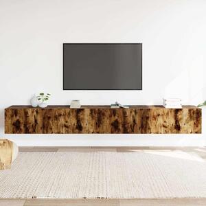 3dílný set TV skříněk kouřový dub kompozitní dřevo 3114475