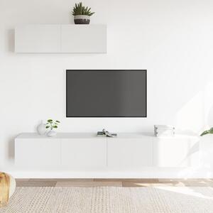 3dílný set TV skříněk bílý kompozitní dřevo 3114478