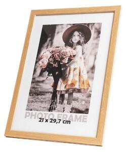 FANDY Dřevěný rámeček Style 21x29,7 3 světle hnědý