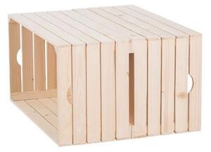 ČistéDřevo Dřevěné bedýnky konferenční stolek 39 x 60 x 60 cm