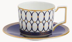 Šálek na kávu's podšálkem z kostního porcelánu Fine Bone China Renaissance