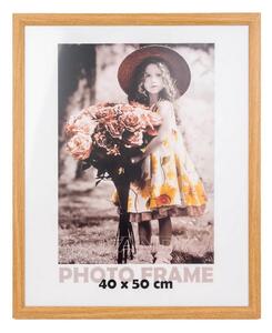 FANDY Dřevěný fotorámeček Bevel 40x50 2 hnědý