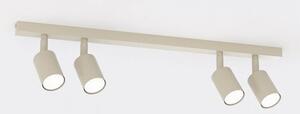 Stropní svítidlo FLASH 4 – moka, 4× GU10, šířka 70 cm