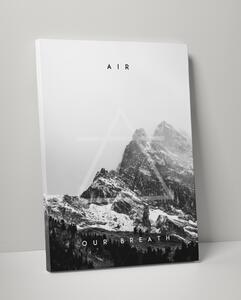 Plakát / Obraz Air S okrajem Pololesklý saténový papír A4 - 21 x 29,7 cm