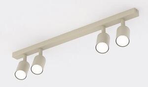Stropní svítidlo FLASH 4 – moka, 4× GU10, šířka 70 cm