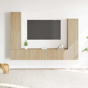 4dílný set TV skříněk dub sonoma kompozitní dřevo 3114632