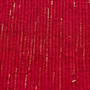 Prostírání RIB uni s lurexem červenozlatá prostírání cca 30 x 45 cm
