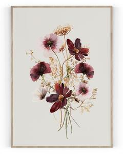 Plakát / Obraz Květina Pololesklý saténový papír 30 x 40 cm