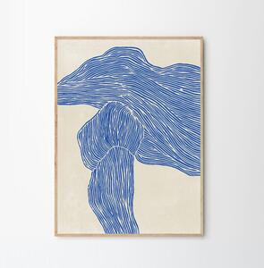 The Poster Club Plakát The Line - Navy by Rebecca Hein 30x40