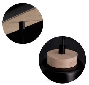 Závěsné svítidlo BOLERO 2 – černé, 2× E27, šířka 40 cm