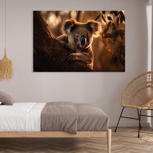 Obraz na plátně - Koala v divoké přírodě FeelHappy.cz Velikost obrazu: 210 x 140 cm