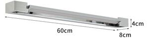 Brilagi-LED Koupelnové osv. zrcadla AQUA LINE LED/18W/230V 60 cm IP44 lesk chrom