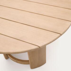 Dřevěný zahradní jídelní stůl Kave Home Xoriguer 280 x 110 cm