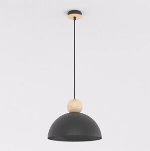 Závěsné svítidlo KAKI 1M – černé, 1× E27, šířka 30 cm