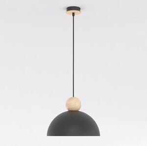 Závěsné svítidlo KAKI 1M – černé, 1× E27, šířka 30 cm