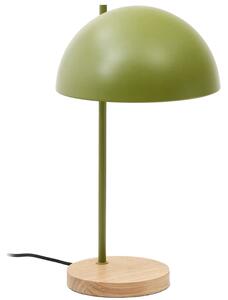 Zelená kovová stolní lampa Kave Home Catlar