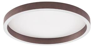 Stropní Lampa Lucande, Rotundo, stmívatelné, Hnědá / Rezavá, Obývací pokoj, Plast, Moderní