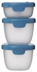 B.box Sada krabiček Snack tubs 3 ks Barva: modrá
