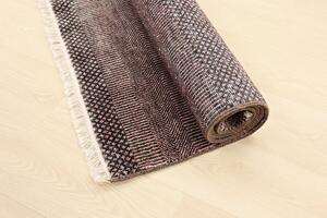 Diamond Carpets koberce Ručně vázaný kusový koberec Diamond DC-MCN Black/rust - 160x230 cm