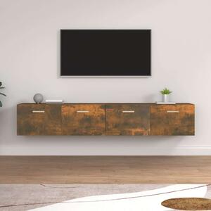 Nástěnné skříňky 2 ks kouřový dub 100 x 36,5 x 35 cm kompozit 3115665