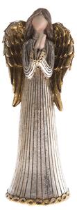 Vánoční dekorace Modlící anděl, 15 cm, polyresin