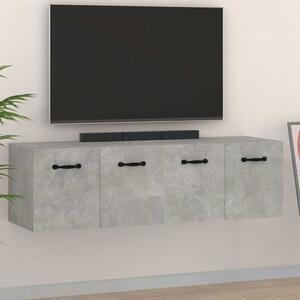 Nástěnné skříňky 2 ks betonově šedé 80 x 35 x 36,5 cm kompozit 3115655