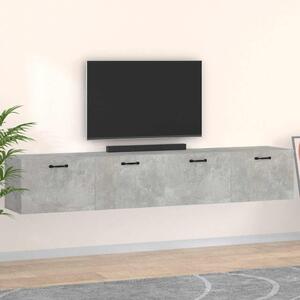 Nástěnné skříňky 2 ks betonově šedé 100x36,5x35 cm kompozit 3115671