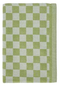 CHECKER STYLE Utěrka - sv. zelená