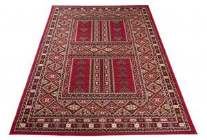 Makro Abra Klasický kusový koberec EUFRAT J930A červený Rozměr: 80x150 cm