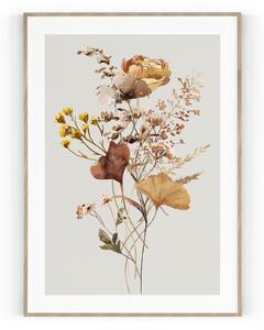 Plakát Květina A4 - 21 x 29,7 cm - pololesklý saténový papír o gramáži 200 g\/m²