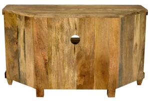 TV stolek rohový Devi 110x60x50 z mangového dřeva