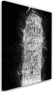 Obraz na plátně Šikmá věž v Pise - Cornel Vlad Rozměry: 40 x 60 cm