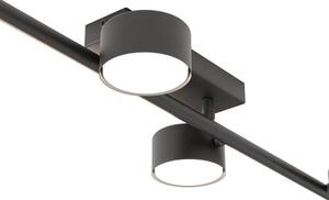 Stropní svítidlo BET 4 – černé, 4× GX53, šířka 80 cm