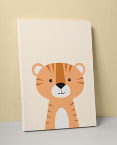 Plakát / Obraz Tygr Pololesklý saténový papír A4 - 21 x 29,7 cm