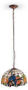 Brilagi - Tiffany vitrážový lustr na řetězu JUNGLE 1xE27/60W/230V pr. 40 cm