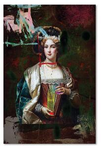 Obraz na plátně Dáma s pramenem v rukou - Jose Luis Guerrero Rozměry: 40 x 60 cm