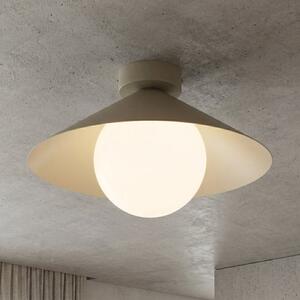 Stropní svítidlo MONO 1S – moka, opálové sklo, 1× E14, šířka 30 cm