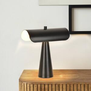 COREP Stolní lampa Billie, matná černá, 30 cm, kov, Černá, Obývací pokoj / jídelna, kov, Moderní