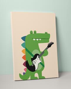 Plakát / Obraz Krokodýl Napnuté plátno na dřevěném rámu 30 x 40 cm