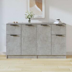 Příborníky 2 ks betonově šedé 60 x 30 x 70 cm kompozitní dřevo 3115815