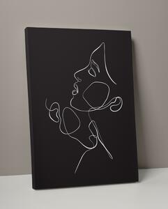 Plakát / Obraz Tvář Pololesklý saténový papír 40 x 50 cm