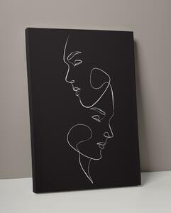 Plakát / Obraz Tvář Napnuté plátno na dřevěném rámu 40 x 50 cm
