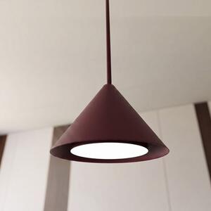 Závěsné svítidlo ELIT 6 – vínové, 6× GX53, šířka 116 cm