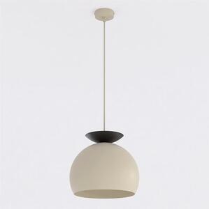 Závěsné svítidlo GEO 1 – moka / černé, 1× E27, šířka 27 cm