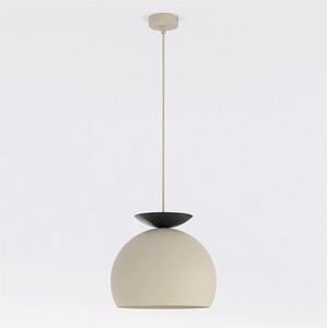 Závěsné svítidlo GEO 1 – moka / černé, 1× E27, šířka 27 cm