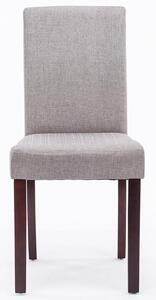 Jídelní židle Ålesund - 2 ks | světle šedé