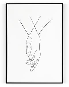 Plakát / Obraz Ruce Pololesklý saténový papír 210 g/m² 40 x 50 cm